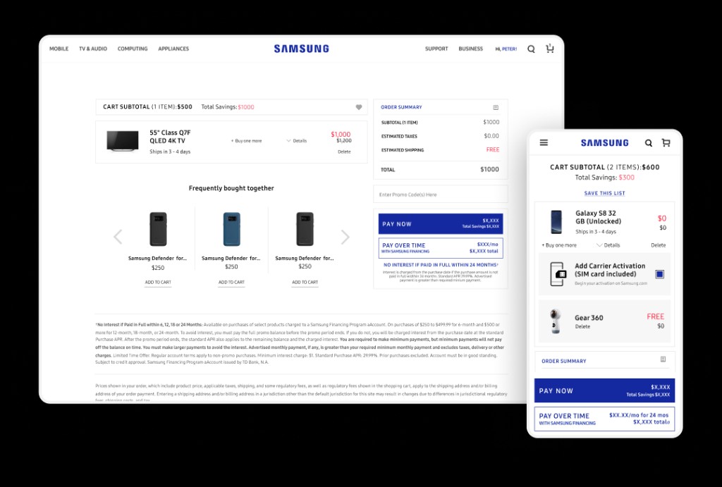 Cart & Checkout Redesign
